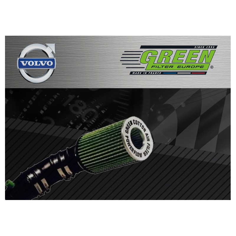 Kit d’admission direct Powerflow Green pour Volvo