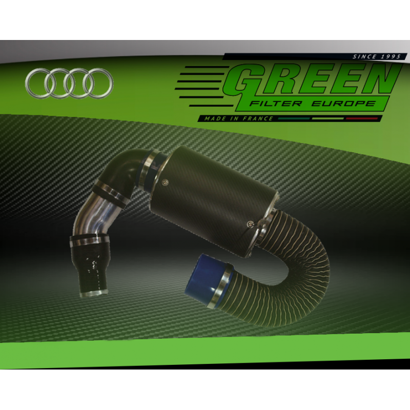 Kit admission boite à air carbone pour Audi