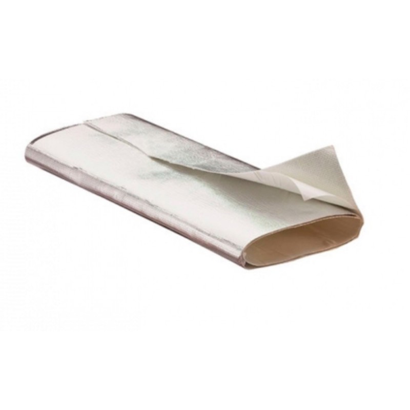 Film Thermique Aluminisé Adhésif 30,5x30,5cm - Isolation Toit Voiture, Protection Chaleur