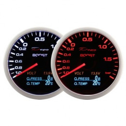 Manomètre 4 en1 Depo racing turbo