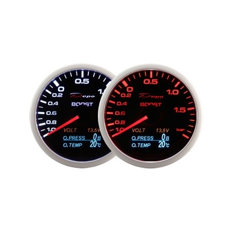 Manomètre 4 en1 Depo racing turbo