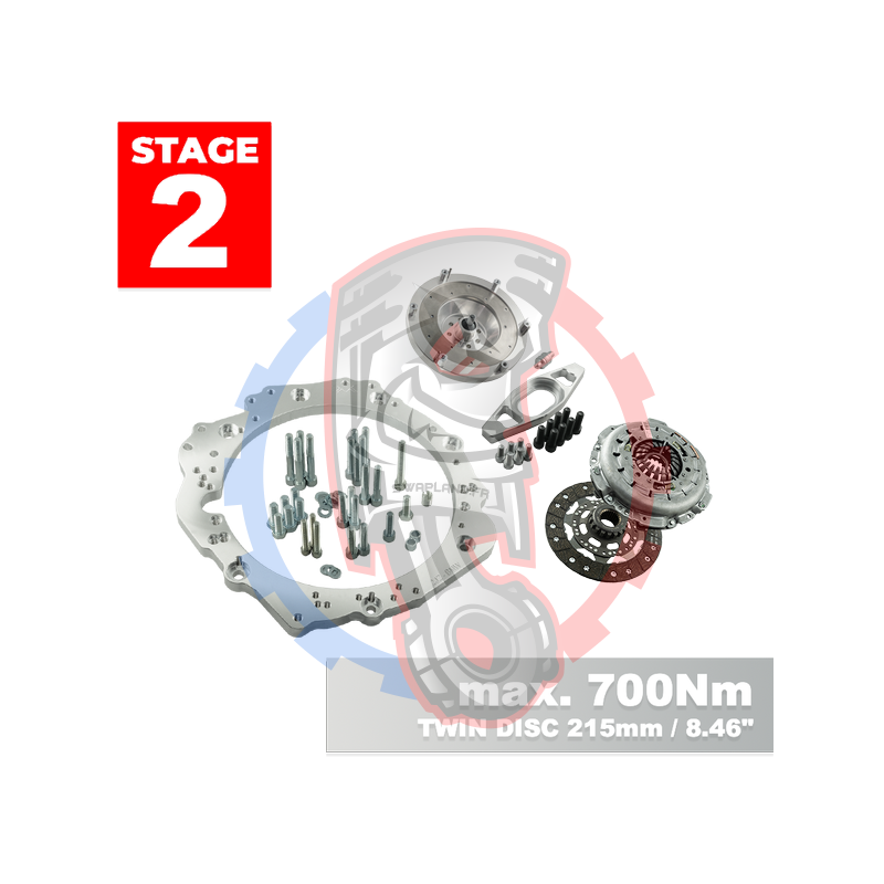 Kit embrayage stage 2 pour moteur Toyota JZ avec boite 6 BMW M57N2 HGU