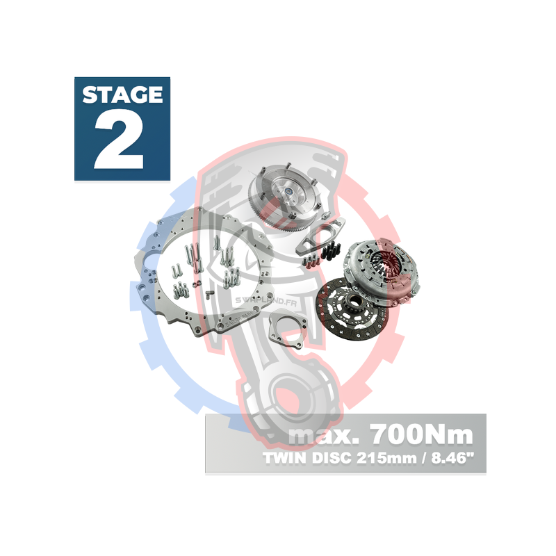 Kit embrayage stage 2 pour moteur Ford Barra avec boite BMW M57N HGD JGA HGA