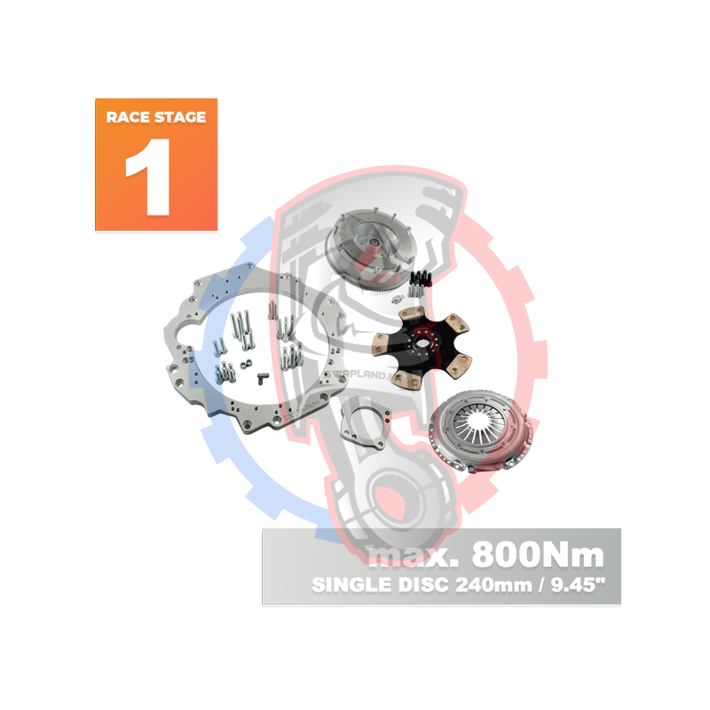 Kit embrayage race stage 1 pour moteur Ford Barra avec boite BMW M57N HGU HGK