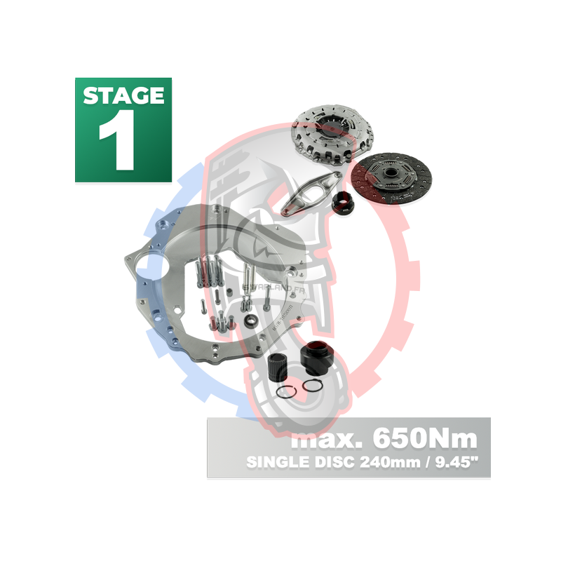 Kit embrayage stage 1 pour moteur BMW M57 avec boite Nissan Navara YD25 DDTi