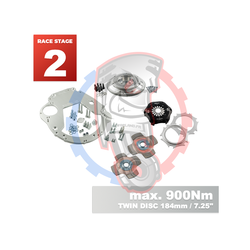 Kit embrayage race stage 2 pour moteur BMW M50 M52 M54 S50 S52 S54 avec boite BMW M57N HGD JGA