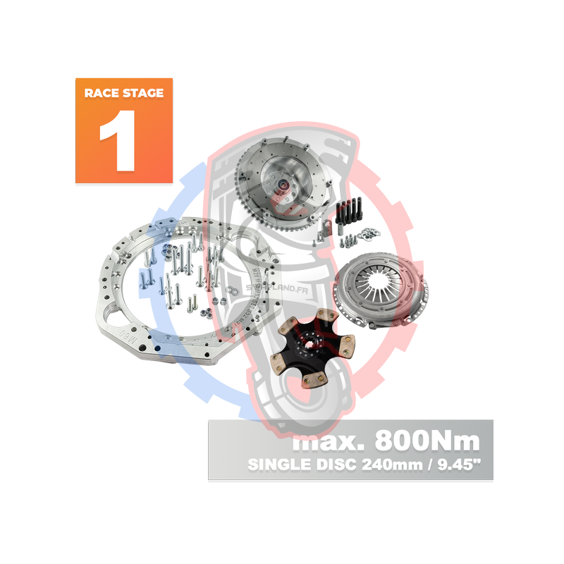 Kit embrayage Race stage 1 pour moteur BMW M62 S62 avec boite BMW M57 / E46 S54 M3