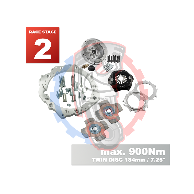 Kit embrayage race stage 2 pour moteur Toyota JZ avec boite BMW M57 / E46 S54 M3
