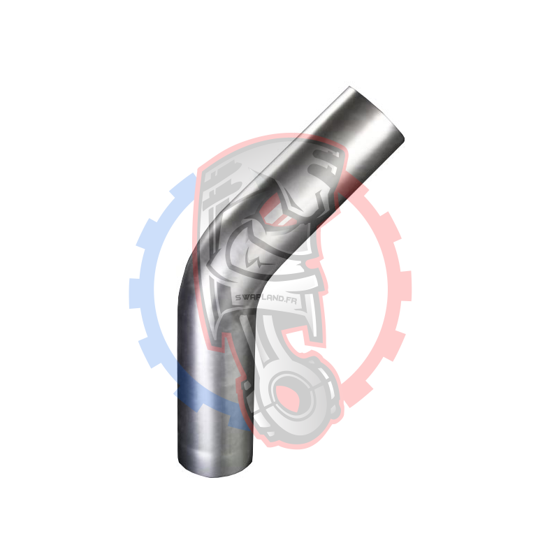 Coude titane 45° Ø 63.5 mm extérieur