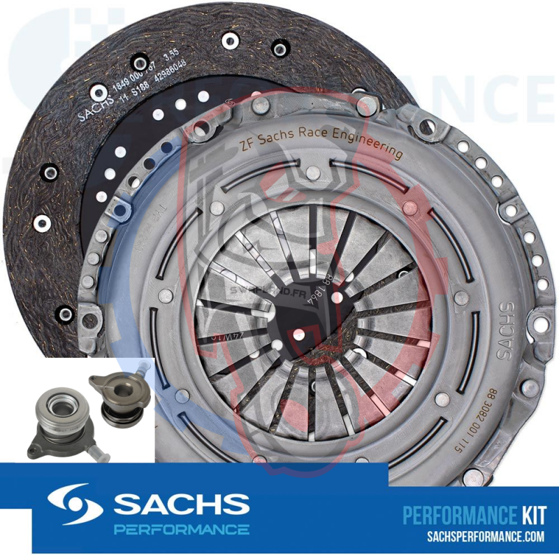 Embrayage renforcé et butée Sachs performance 495 Nm Ford Focus ST 225 cv