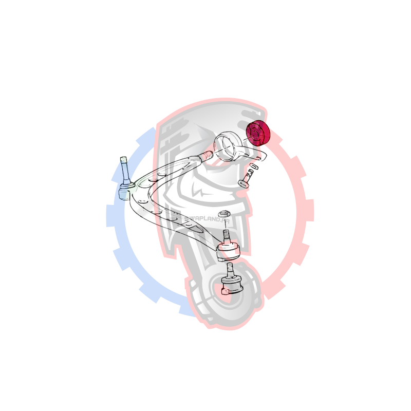 Silent bloc aluminium triangle inférieur avant BMW E30 E36
