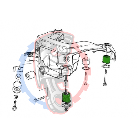 Silentbloc Arbre De Transmission FLECTOR Pour BMW Série 3 E36 325i Cabriolet - Référence 435757, Neuf