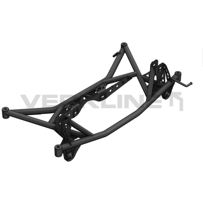 Berceau tubulaire arrière léger pour 2 roues - VAG A3 TT Golf Mk5 Mk6 Mk7 Sirocco Seat Leon Verkline 