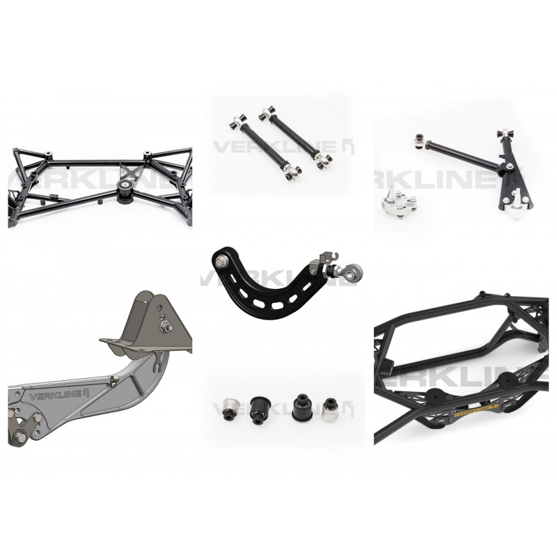 Ensemble berceau complet + triangle MQB 4 roues pour Golf 7 MK8 – Audi TT 8S – A3 MK2 Verkline 