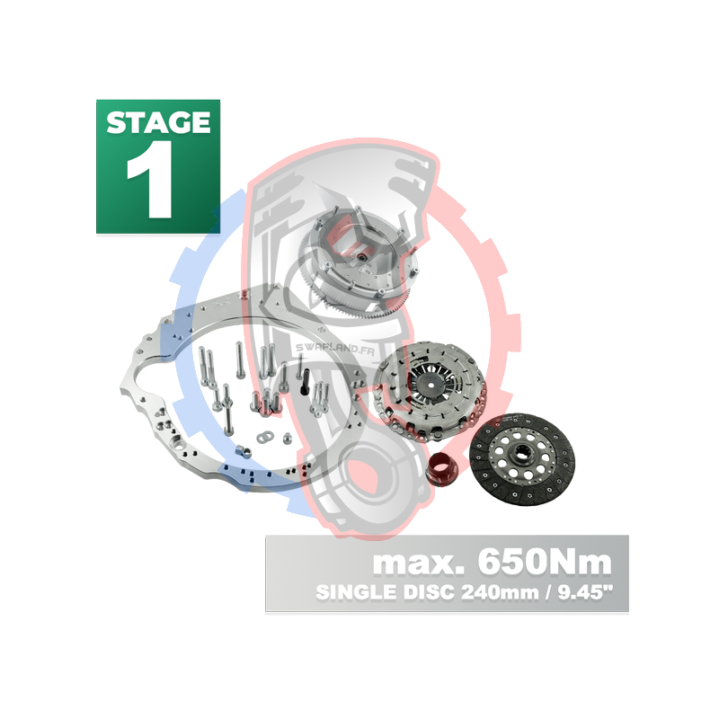 Kit embrayage stage 1 pour moteur Honda K K20 K24 avec boite BMW M57 / E46 S54 M3 - 240mm