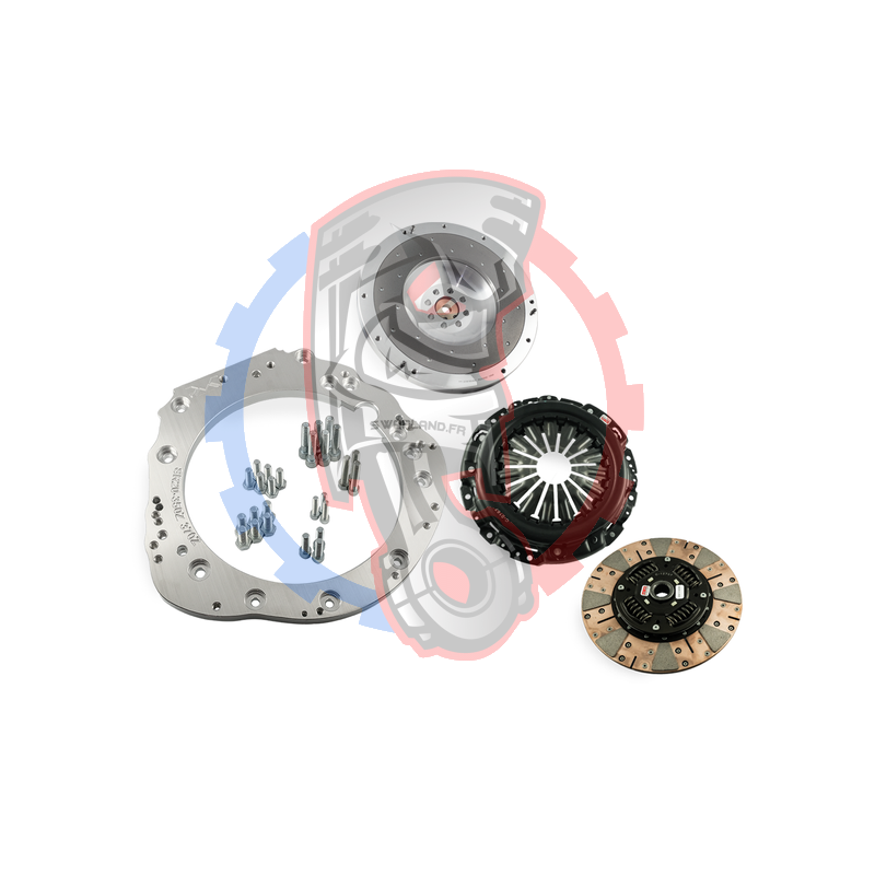 Kit embrayage stage 1 pour moteur Nissan SR20 SR20DE SR20DET 200SX avec boite Nissan 350Z Z33 370Z Z34 CD009 - 250mm