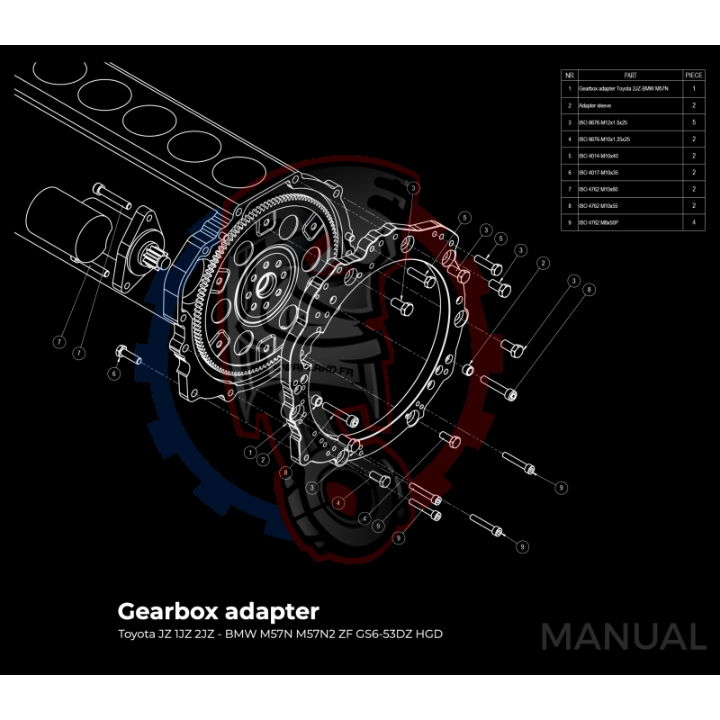 Kit embrayage Race stage pour moteur Toyota JZ...