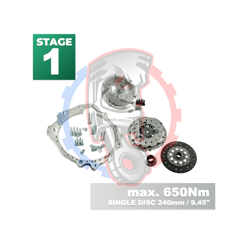 Kit embrayage stage 1 pour moteur Nissan RB RB20 RB25 RB26 RB30 sur boite BMW M57 / E46 S54 M3 - 240mm