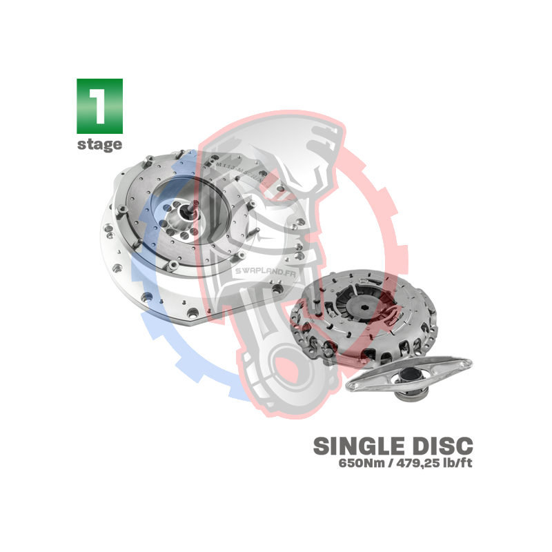 Kit embrayage Stage 1 pour moteur Mercedes-Benz M113 M113K AMG avec boite BMW M57N2 6 vitesses HGU HGK / N54 - 240mm