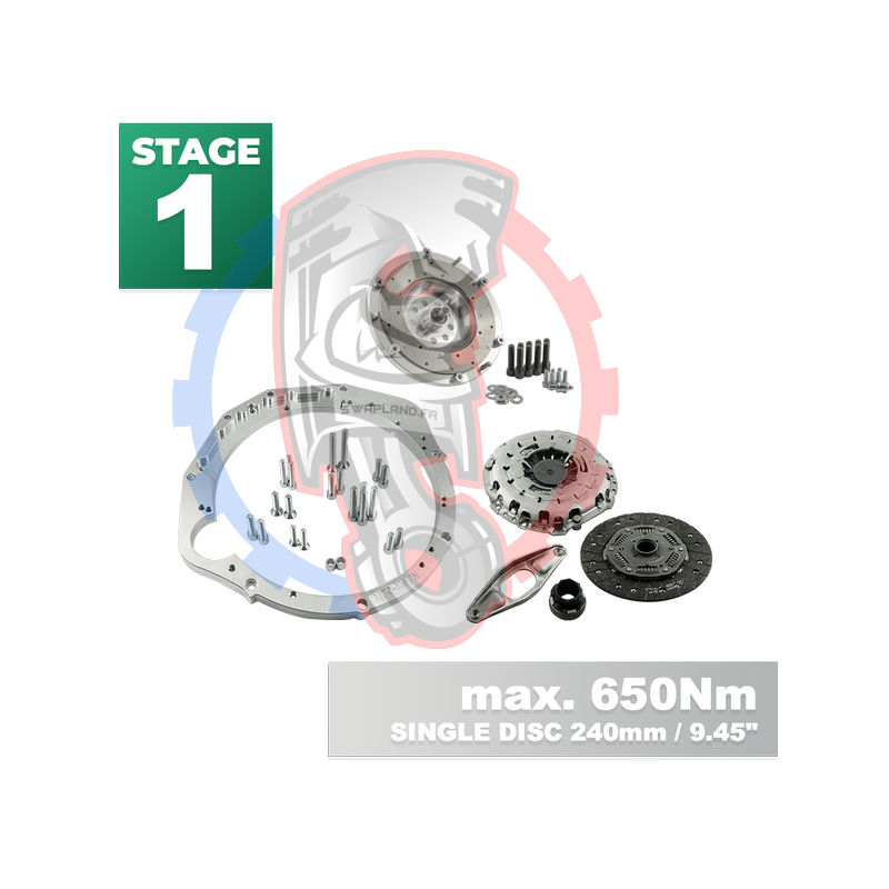 Kit embrayage Stage 1 pour moteur BMW V12 M70 avec boite BMW M57N2 6-Vitesses HGU HGK - 240mm