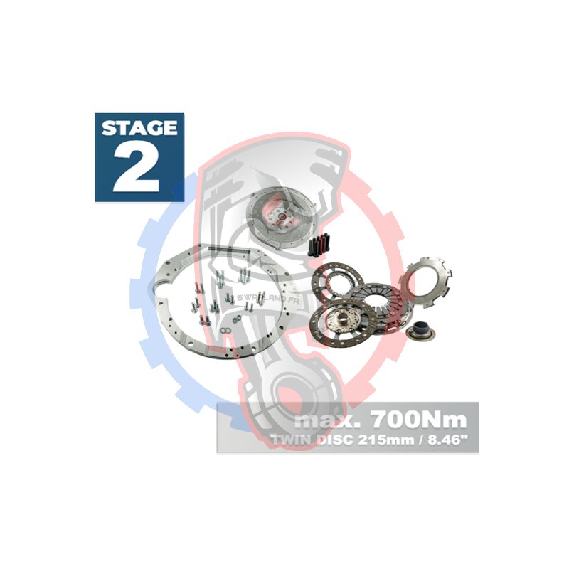 Kit embrayage Stage 2 pour moteur BMW M60 avec boite BMW M57N HGD JGA - 228mm