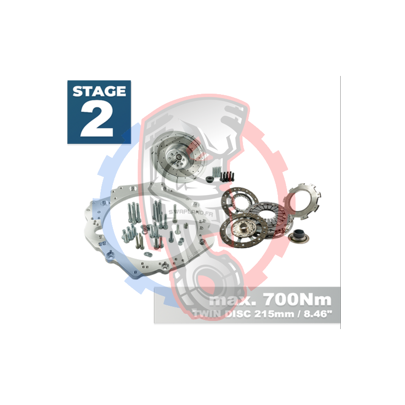 Kit Embrayage Stage 2 pour Moteur Toyota JZ 1JZ 2JZ avec Boite De Vitesse BMW E60 M57N2 6-Rapports HGD JGA - 228mm