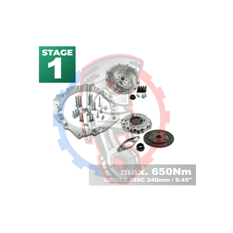 Kit Embrayage Stage 1 pour Moteur Toyota JZ 1JZ 2JZ Sur Boite De Vitesse BMW M57N2 6 Rapports HGU HGK / N54 - 240mm