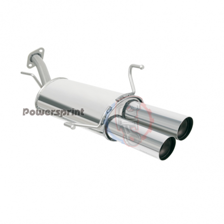 Ligne D'échappement Complète Pour Opel Astra G 2.0 Di DTi Berline 1998-2004 - Kit 2 Silencieux, Acier Aluminié