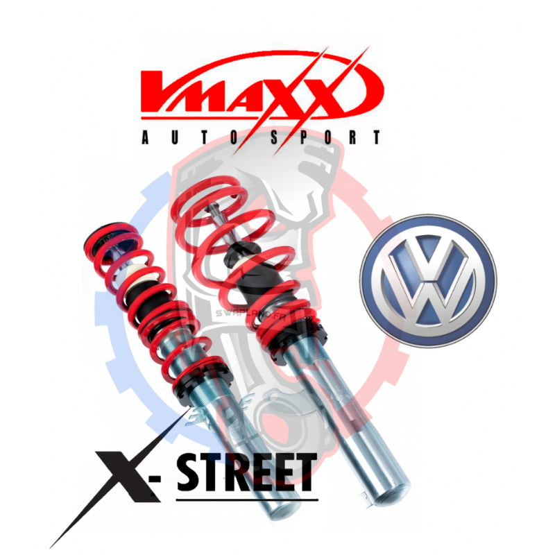 Combinés filetés Street V-maxx pour VOLKSWAGEN POLO WRC (6R/6C) 8.13 - 7.17