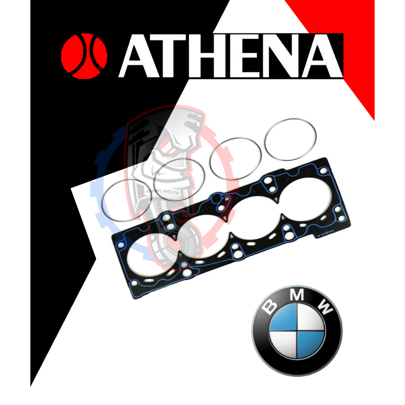 Joint de culasse renforcé Athena BMW 325 M20B25 – M20B27 E30 épaisseur 2 mm Ø 85,5 mm 