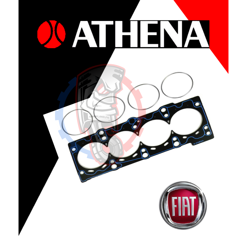 Joint de culasse renforcé Athena FIAT 124-132 épaisseur  1,3 mm Ø 85,5 mm 