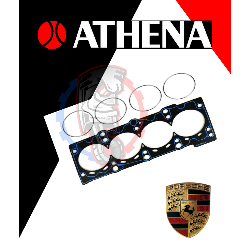 Joint de culasse renforcé Athena PORSCHE 9A1 Ø  105 mm épaisseur 1,00 mm Droite 