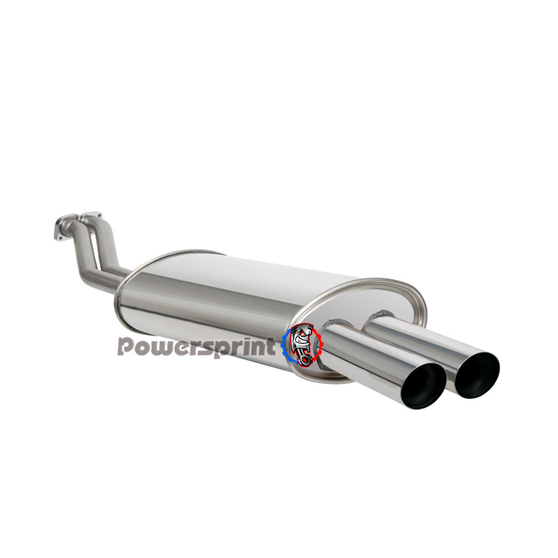 Silencieux sport arrière inox Powersprint BMW E30 320i  - swapland -