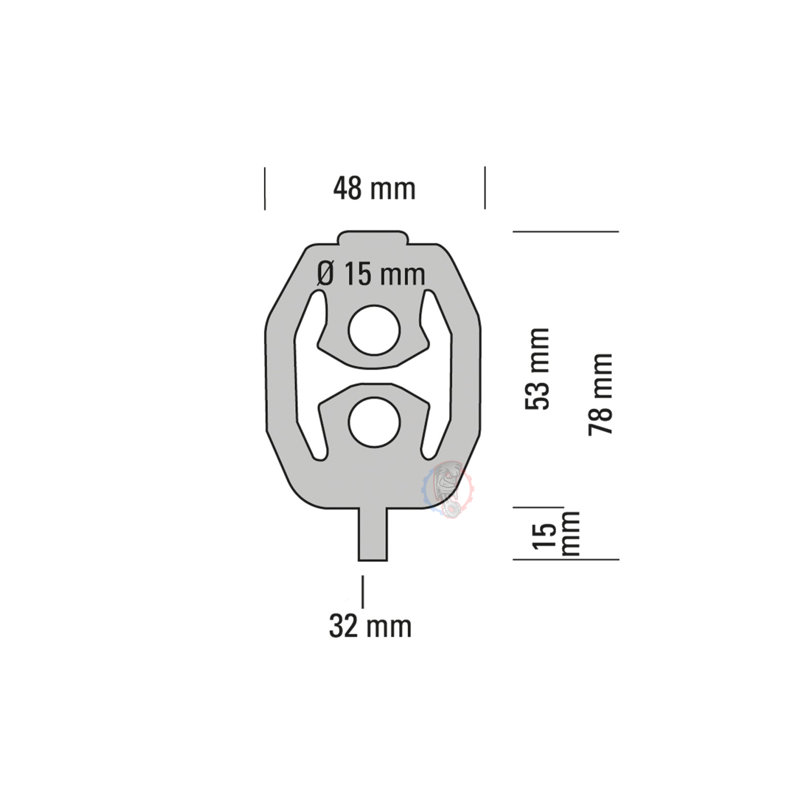 Silent Bloc Powersprint Ø15 48mm x 78mm SWAPLAND