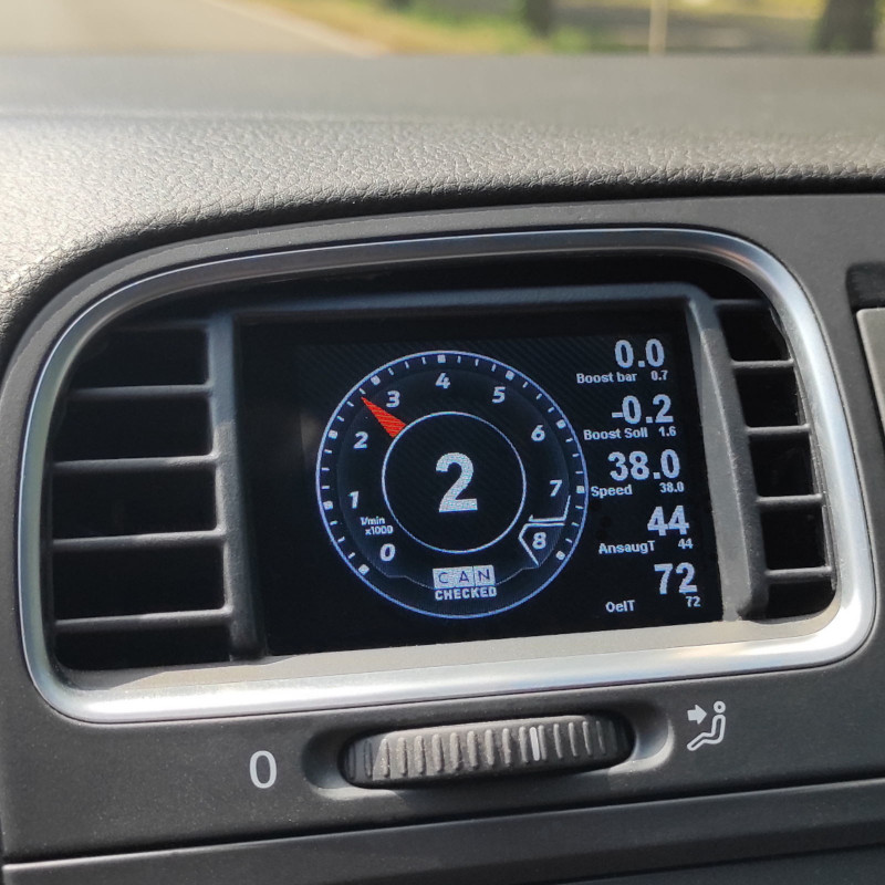 Afficheur CANchecked VW Golf 6 RHD