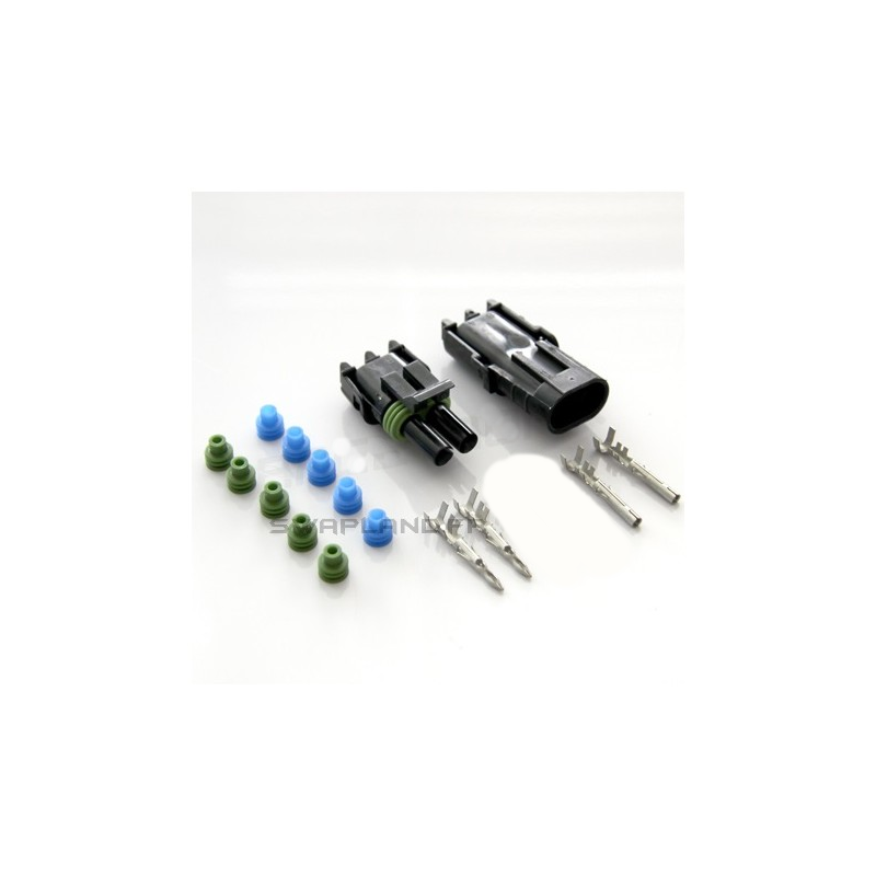 Connecteur étanche Hybride Sumitomo Series TS - Mâle 3 Voies Gris - Neuf - Fabriqué Au Japon