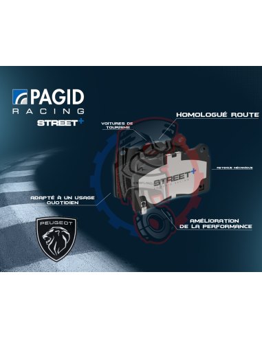 PAGID RACING STREET+ Peugeot 407 