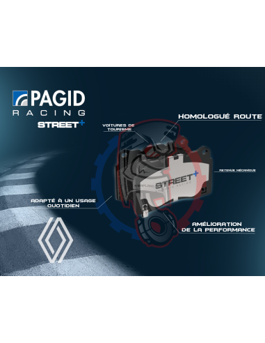 PAGID RACING STREET+ Renault MEGANE 
