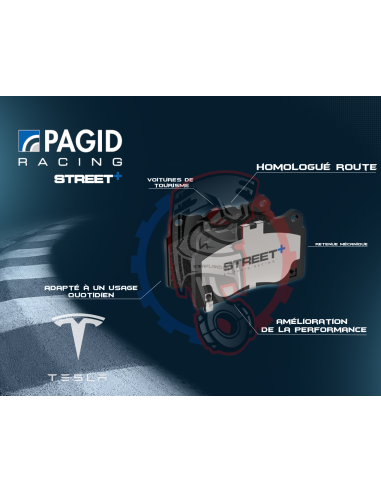 PAGID RACING STREET+ Tesla MODÈLE S 