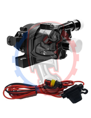 Pompe à eau à moteur brushless 27L/min 12V et son faisceau