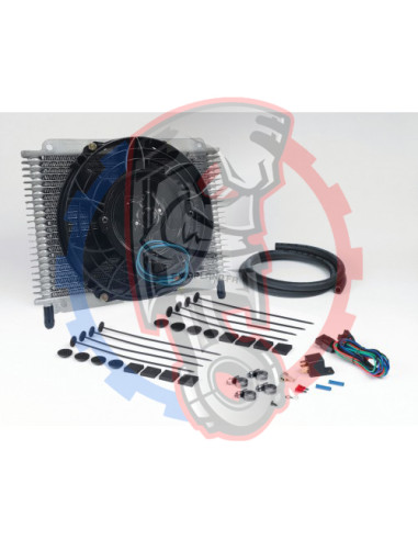 Combo Refroidisseur d'huile de transmission Hydra-Cool 23 rangs et ventilateur 8" 2