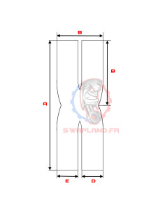 X pipe pour ligne d'échappement inox 2