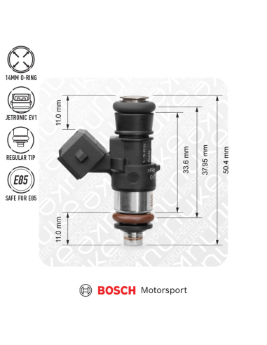 Injecteur Bosch 1462cc 38 mm EV14K