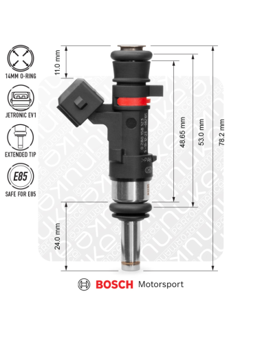 Injecteur Bosch 627cc 53 mm EV14S