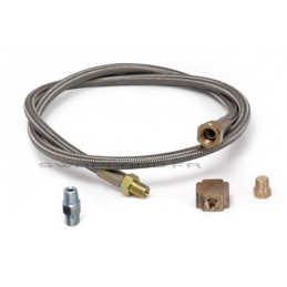 Ligne D'Alimentation Huile Turbo En Acier Tressé 36 Pouces - Raccord 1/8 NPT Pour T3, T4, T70 | Renforcement Refroidissement Moteur