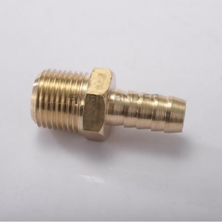 Raccord droit 1/2 NPT 16 mm