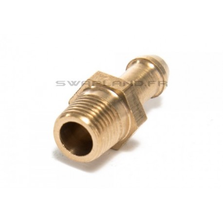 PrecisionGeek Embout D'Accouplement Laiton 1/8 NPT Avec Gaine Tuyau 6 Mm - Haute Précision Fabriqué En UE