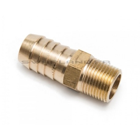 Raccord droit 3/8 NPT vers 12 mm