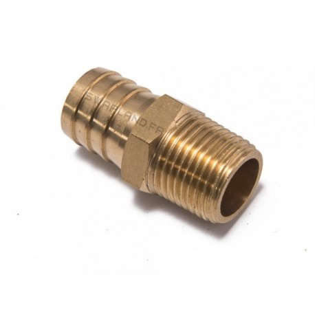 Raccord droit 1/2 NPT vers 20 mm