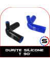 Durite 90° T silicone